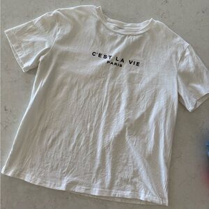 SHEIN White Short Sleeve Tee